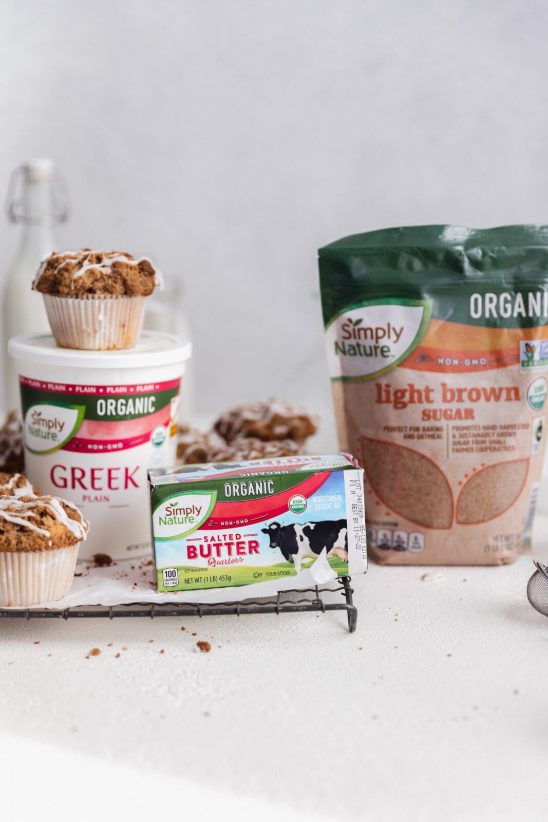 apple crumble muffins ingredients