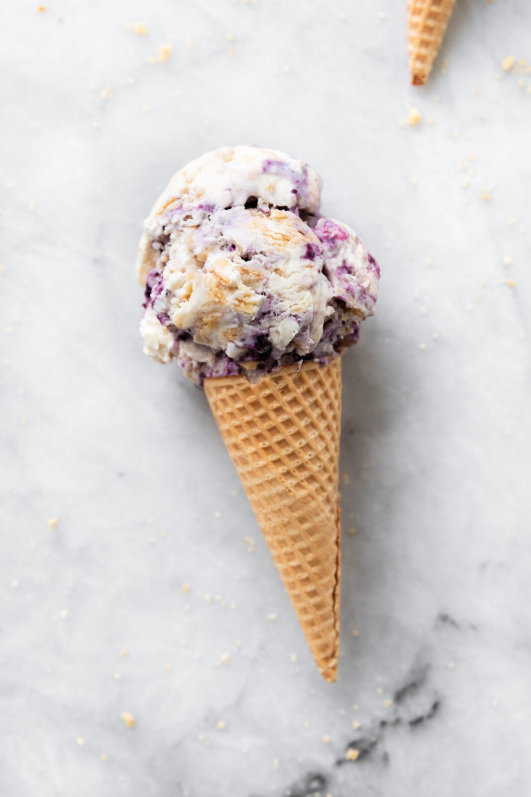 no churn blueberry pie ie cream