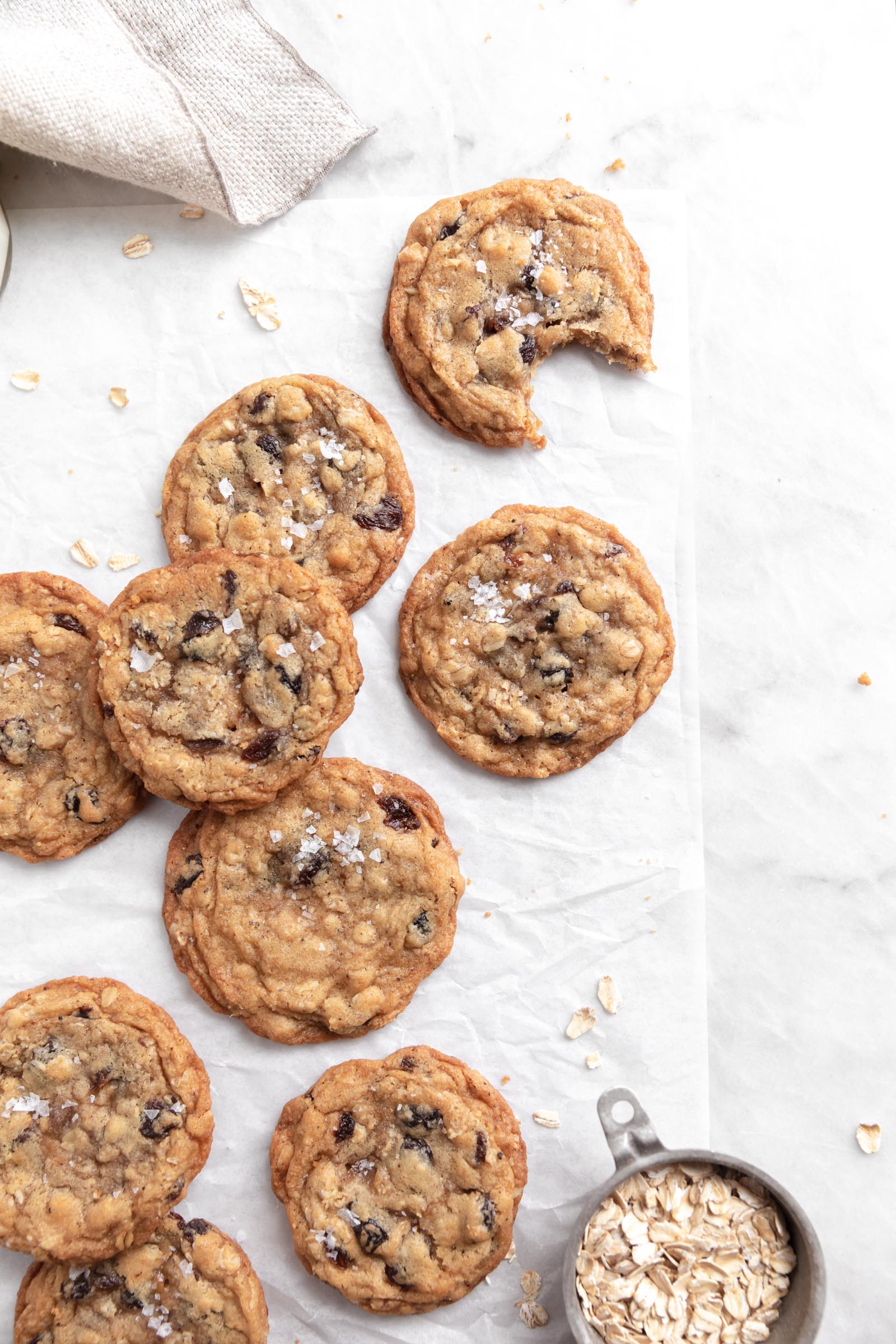 brown butter oatmeal cookies