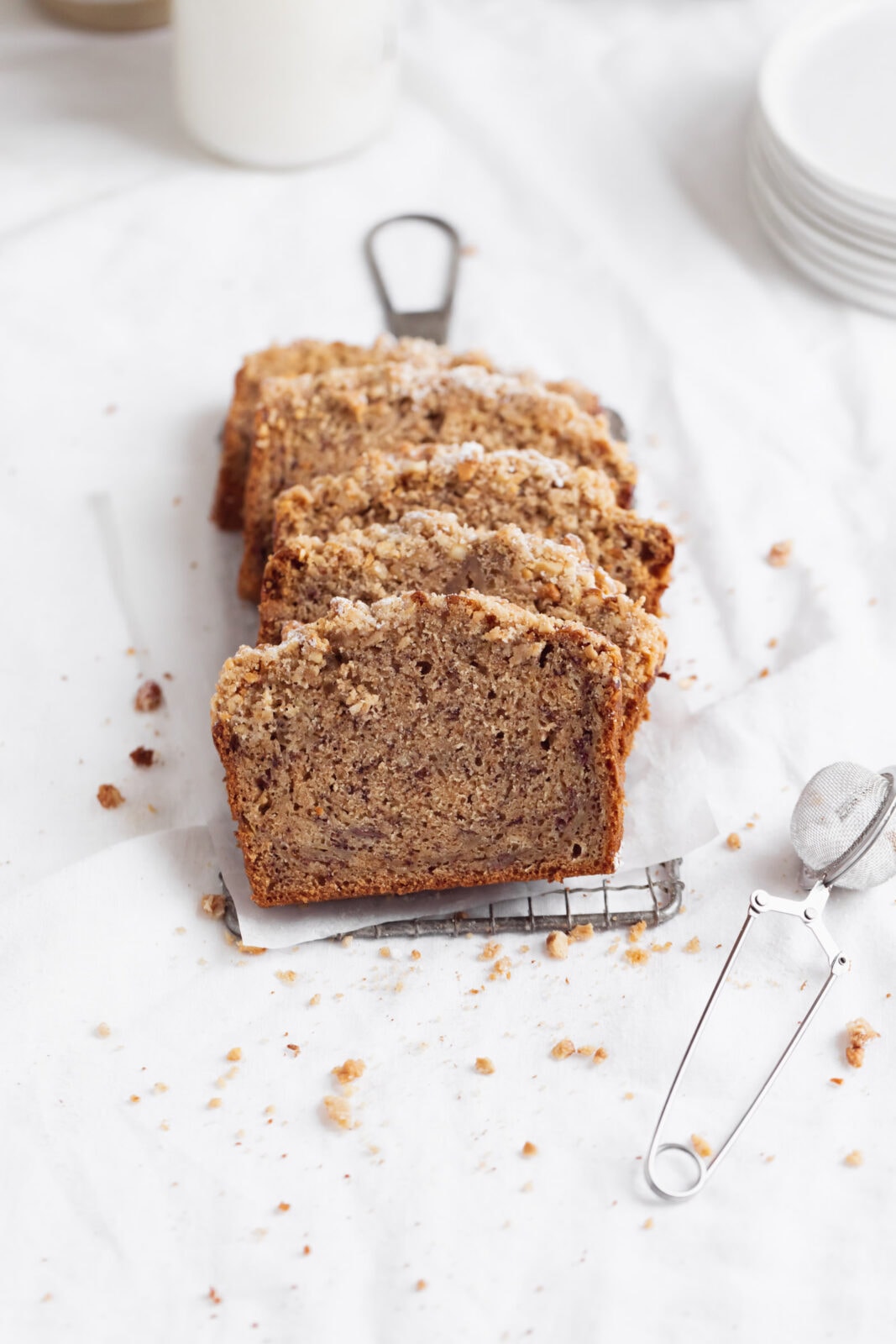  cardamom streusel banana bread