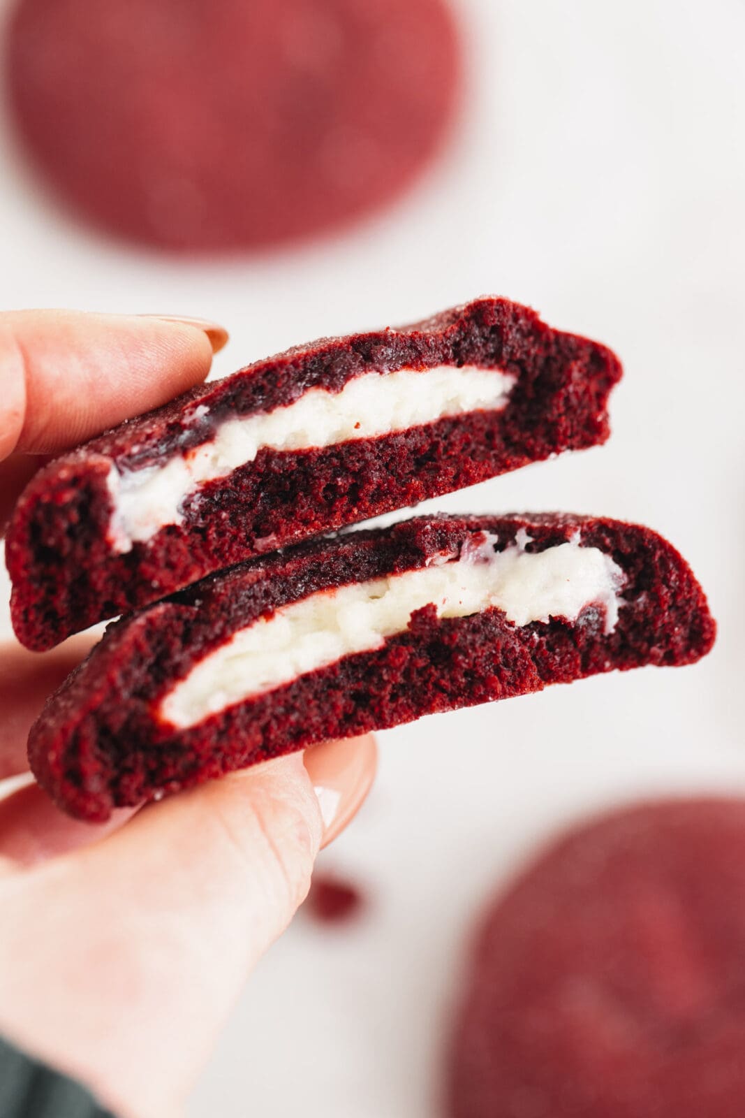 red velvet cheesecake cookies