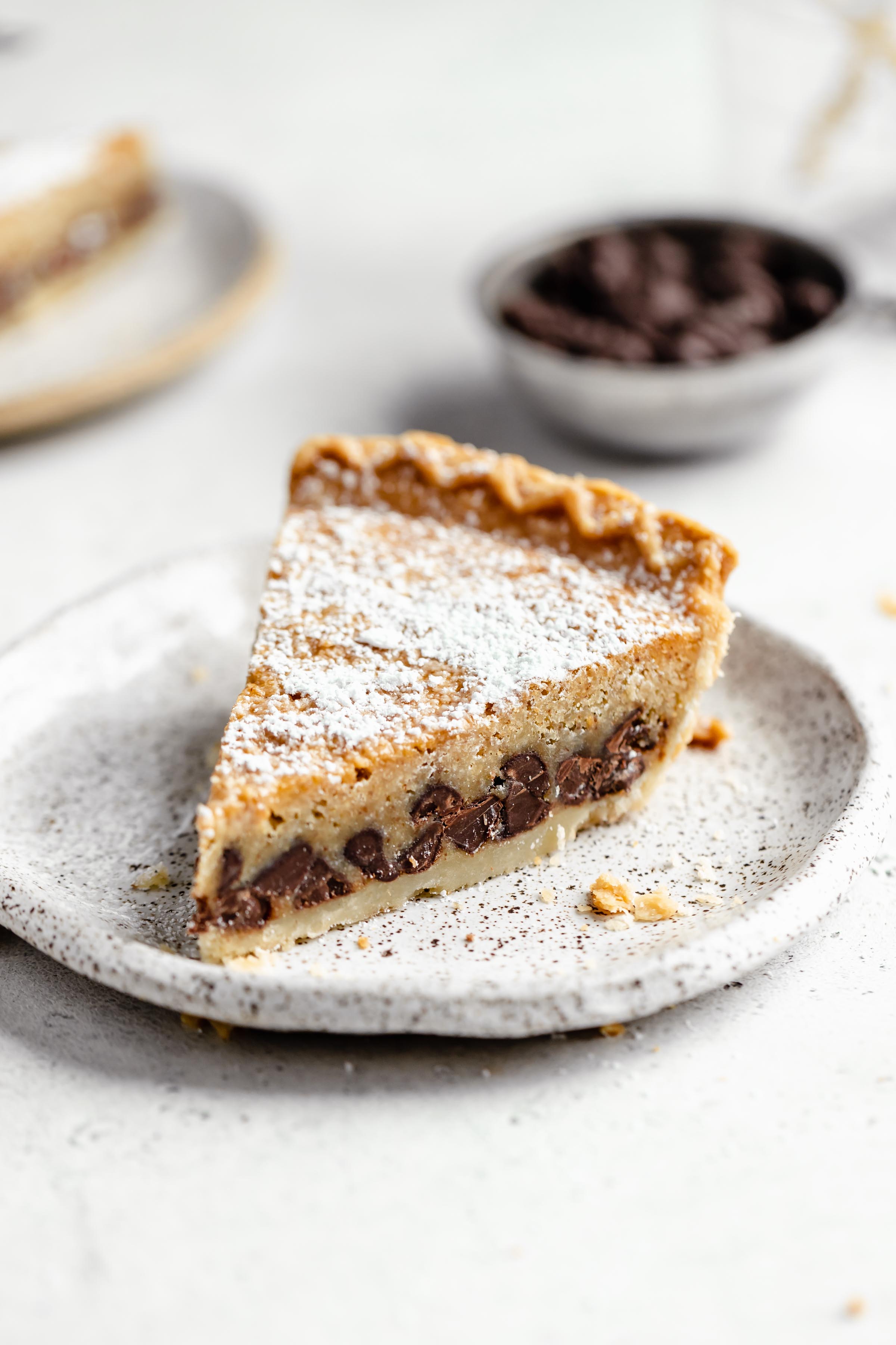 slice of the ultimate chocolate chip cookie pie