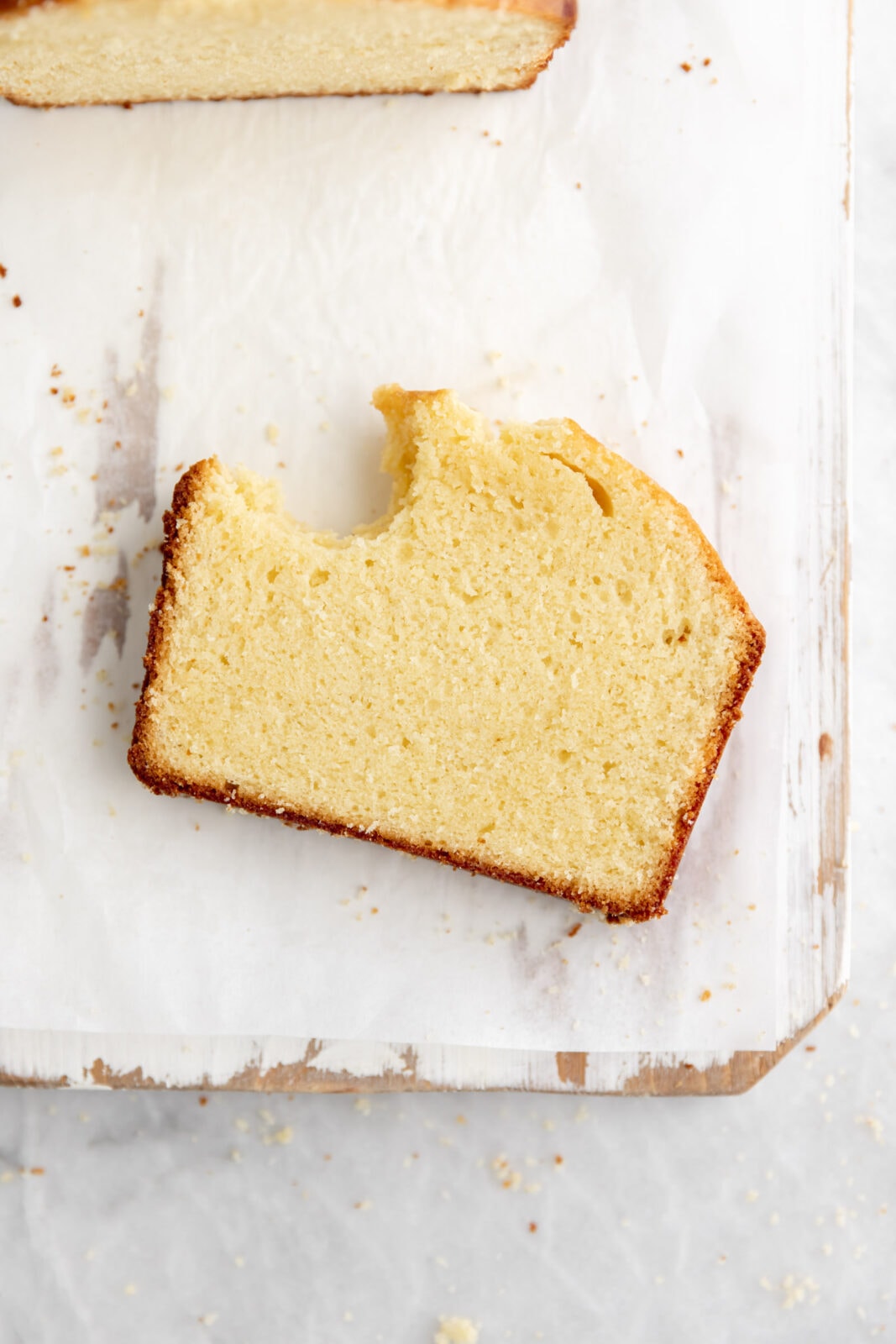 slice of pound cake