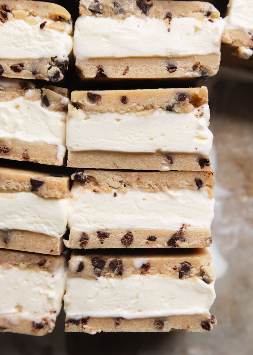 cookie dough ice cream sandwiches