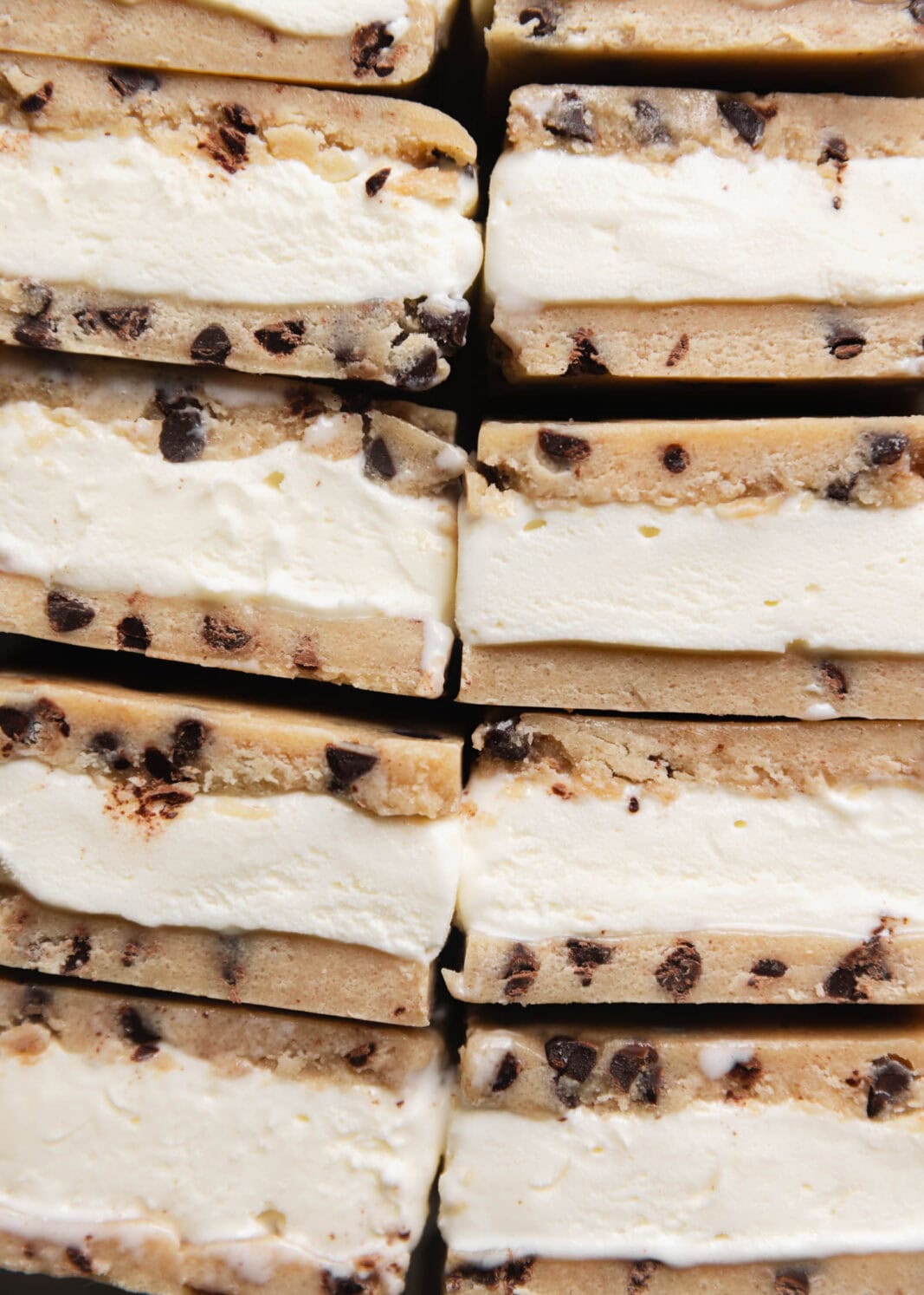 cookie dough ice cream sandwiches