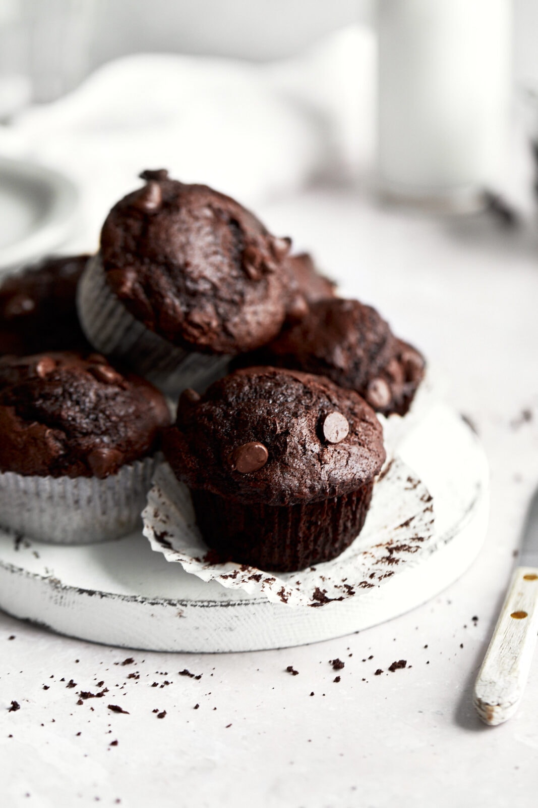 double chocolate muffins