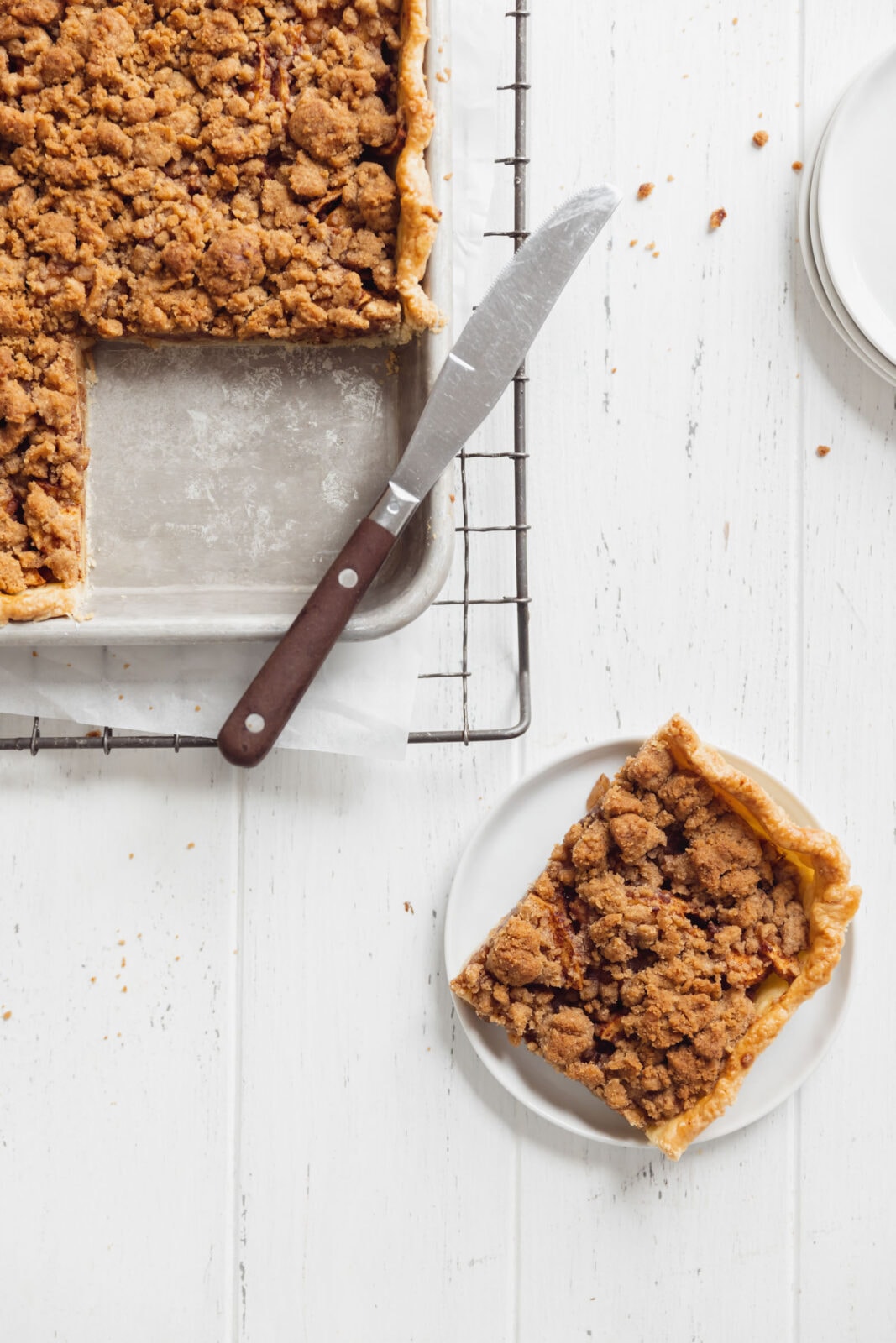 dutch apple slab pie