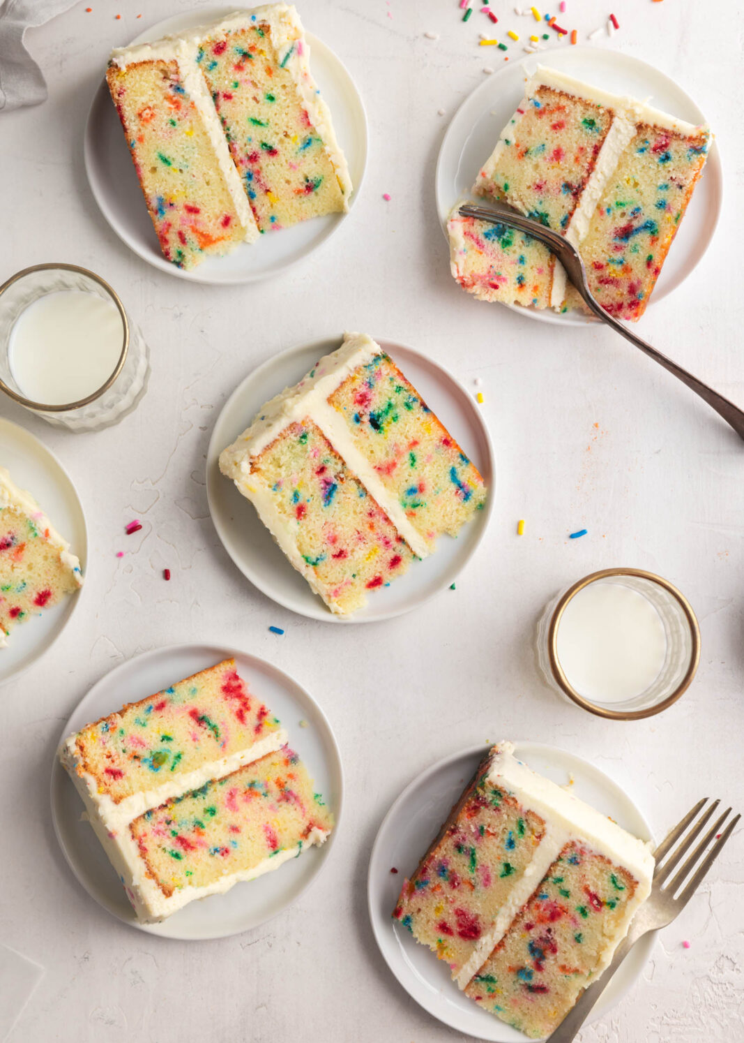 homemade funfetti cake