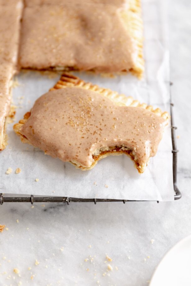 giant pumpkin pop tart slice
