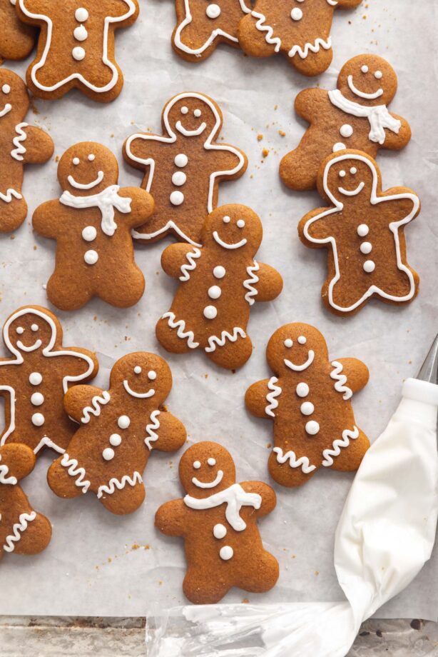 soft and chewy gingerbread men