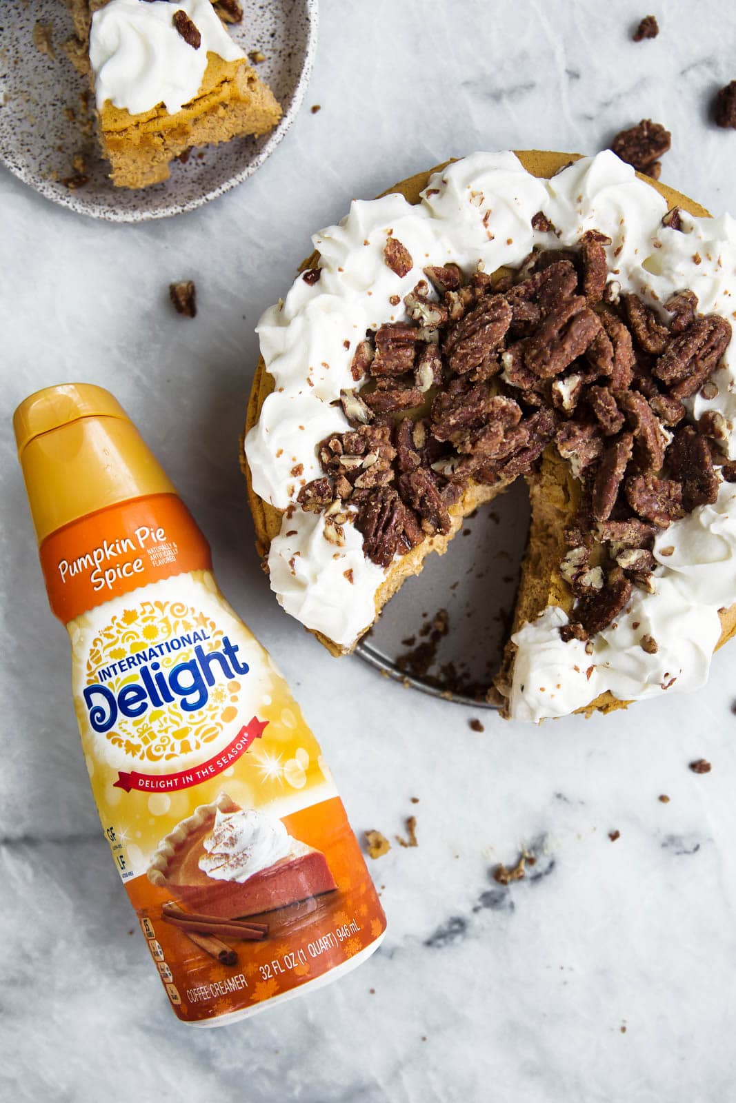 pumpkin gingersnap cheesecake