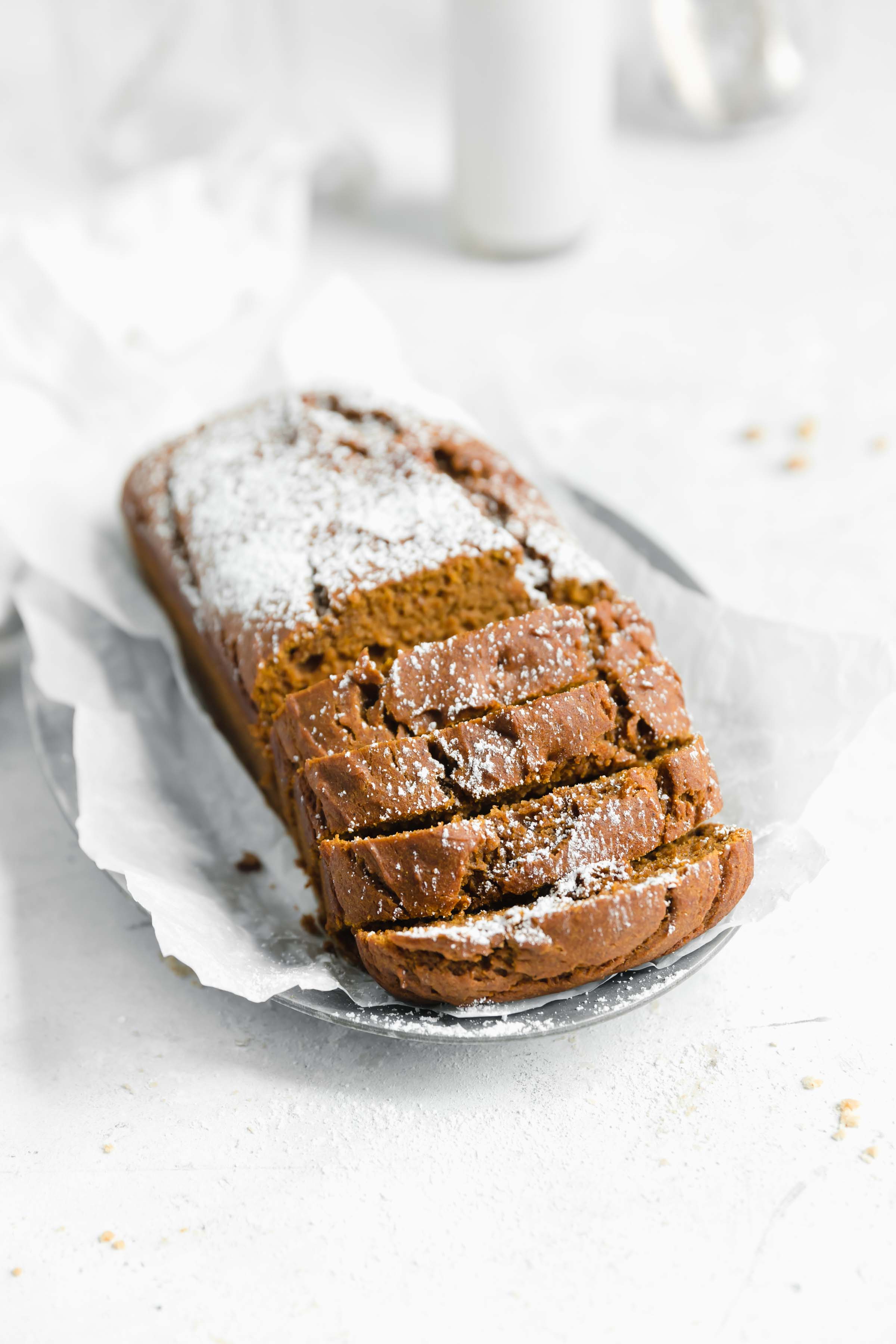 healthy g free pumpkin bread slices