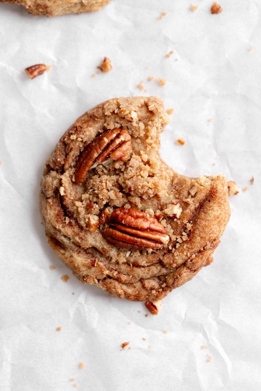 maple pecan crumble cookies