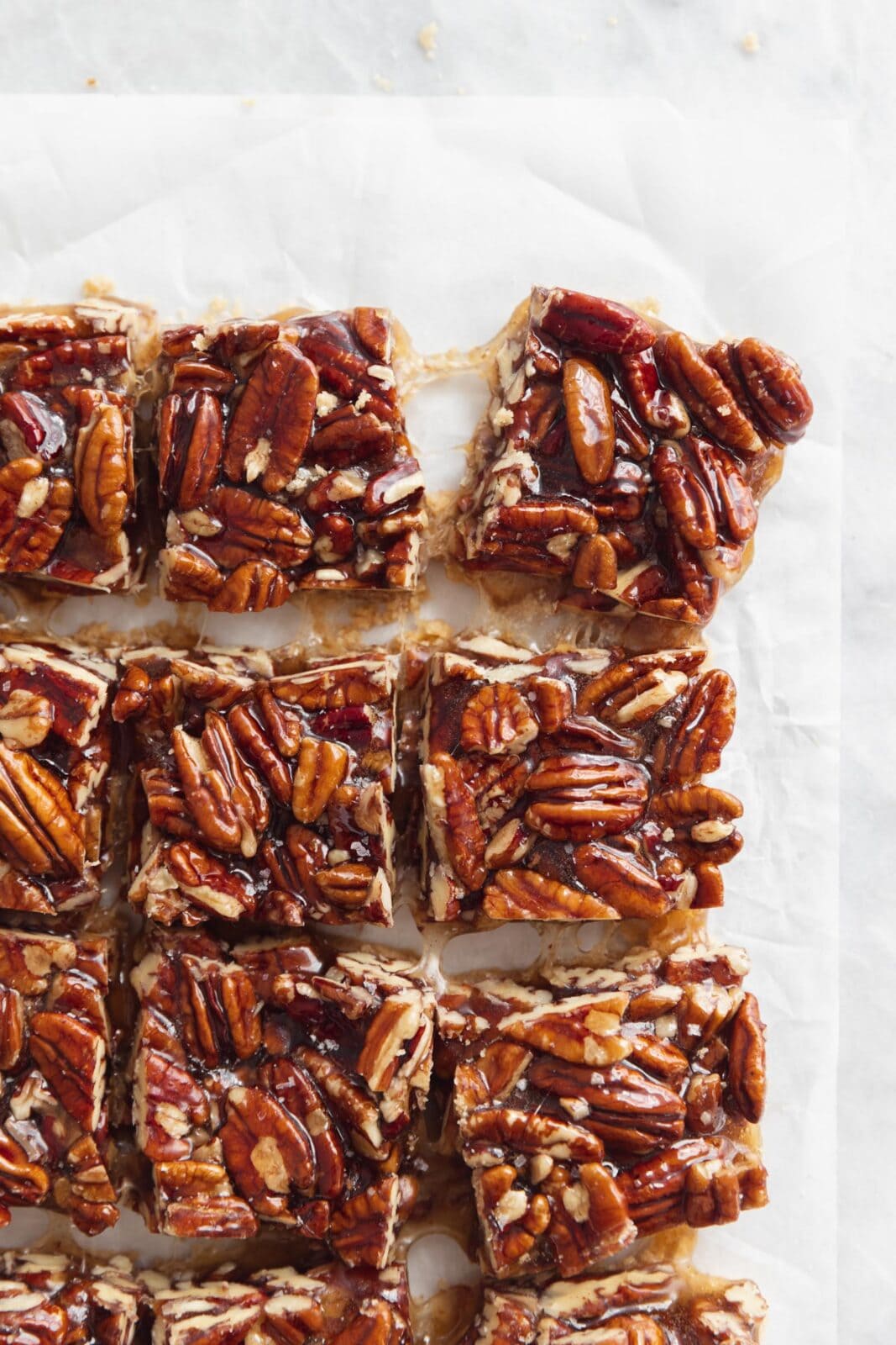no bake pecan pie bars