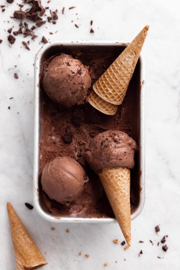 no churn chocolate ice cream