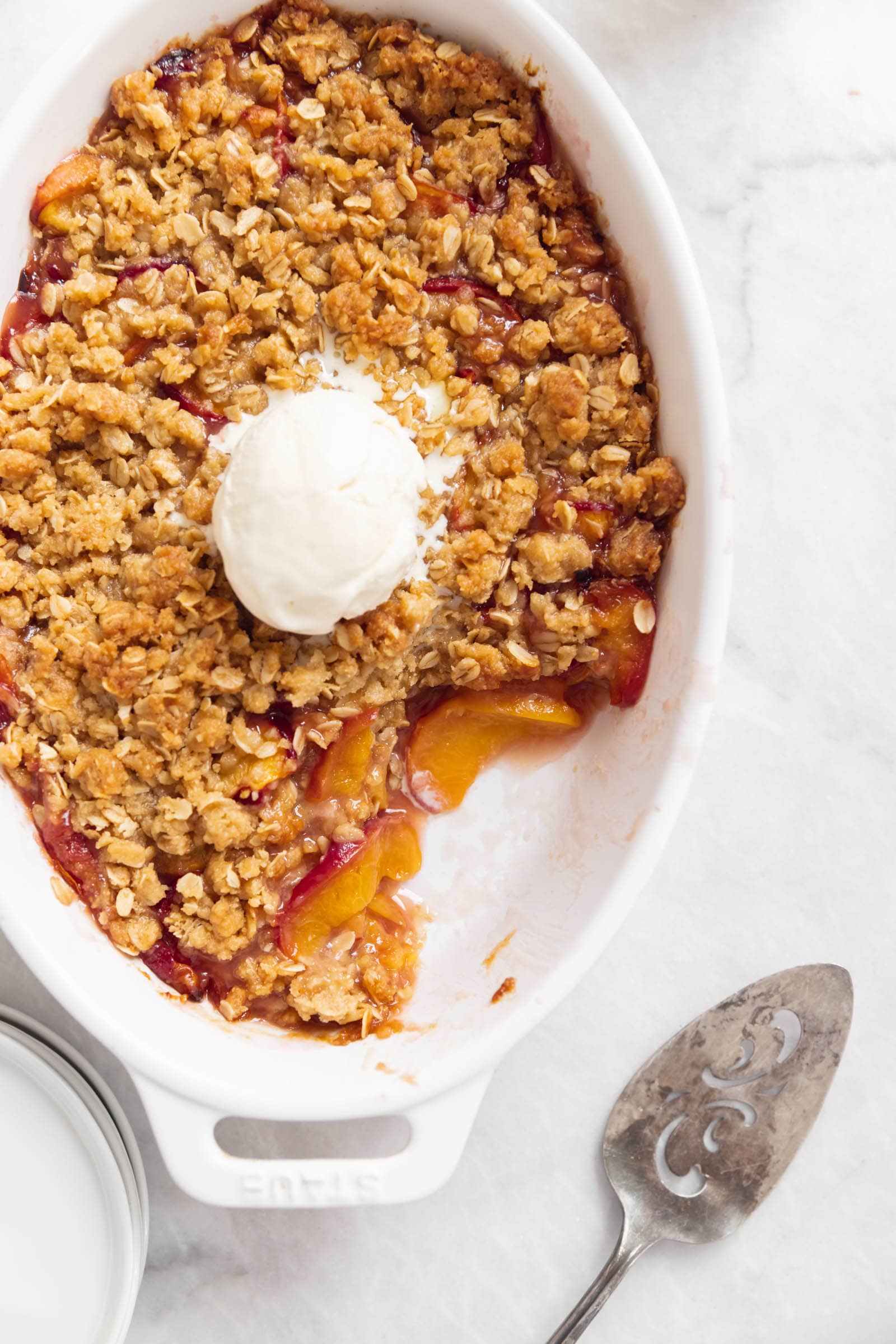 peach crisp