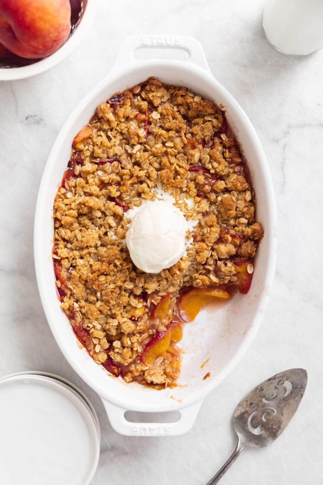 peach crisp
