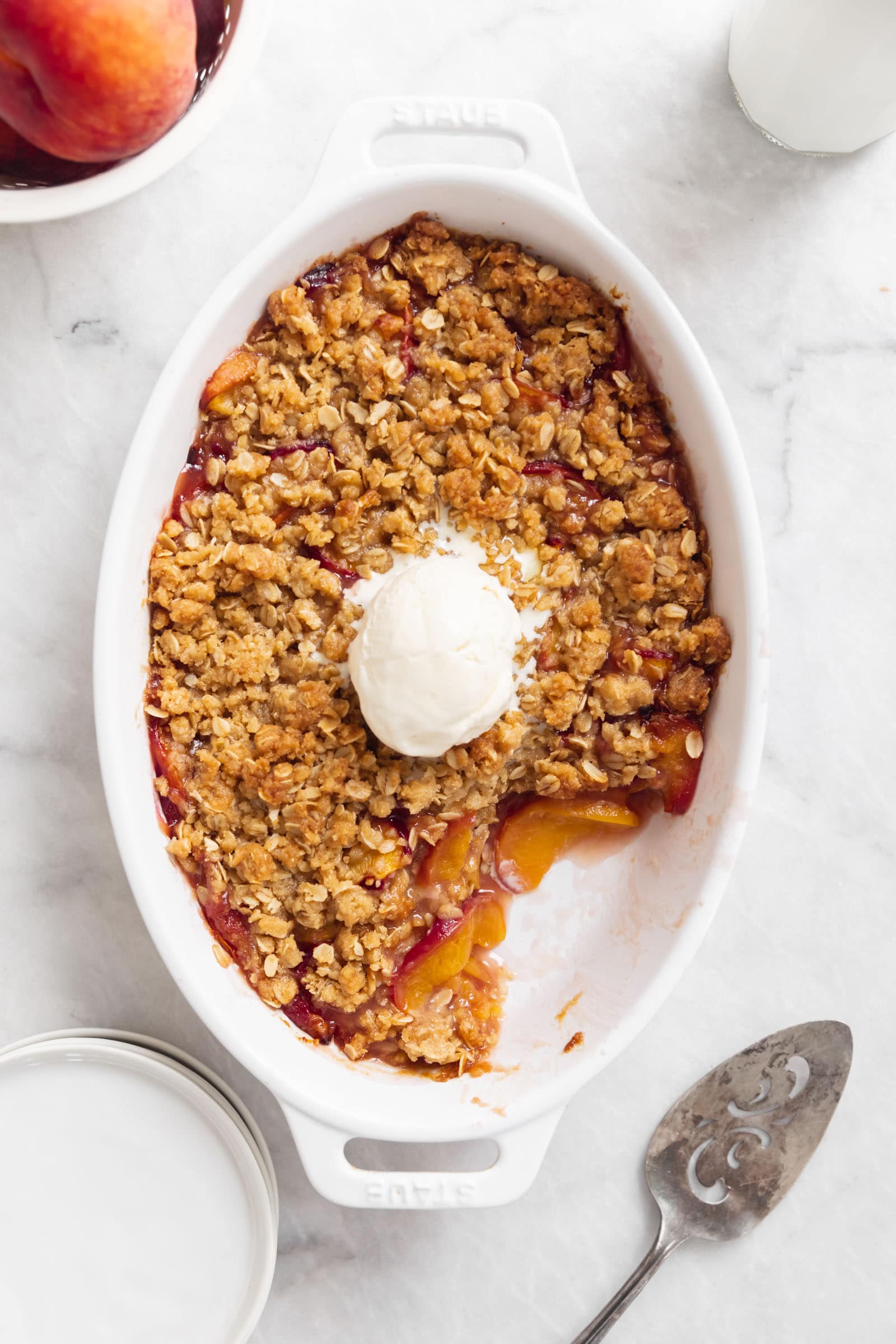 peach crisp