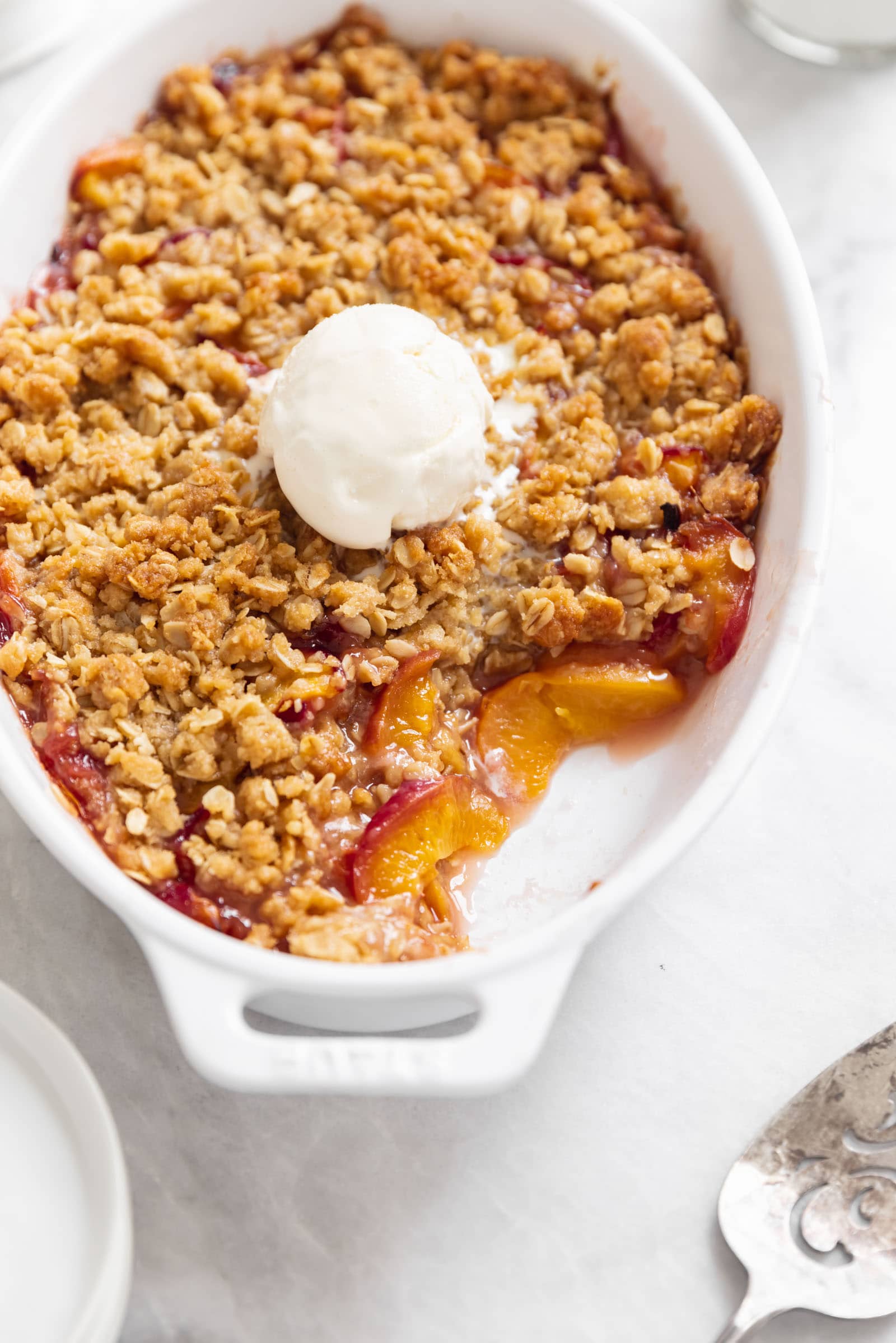 peach crisp