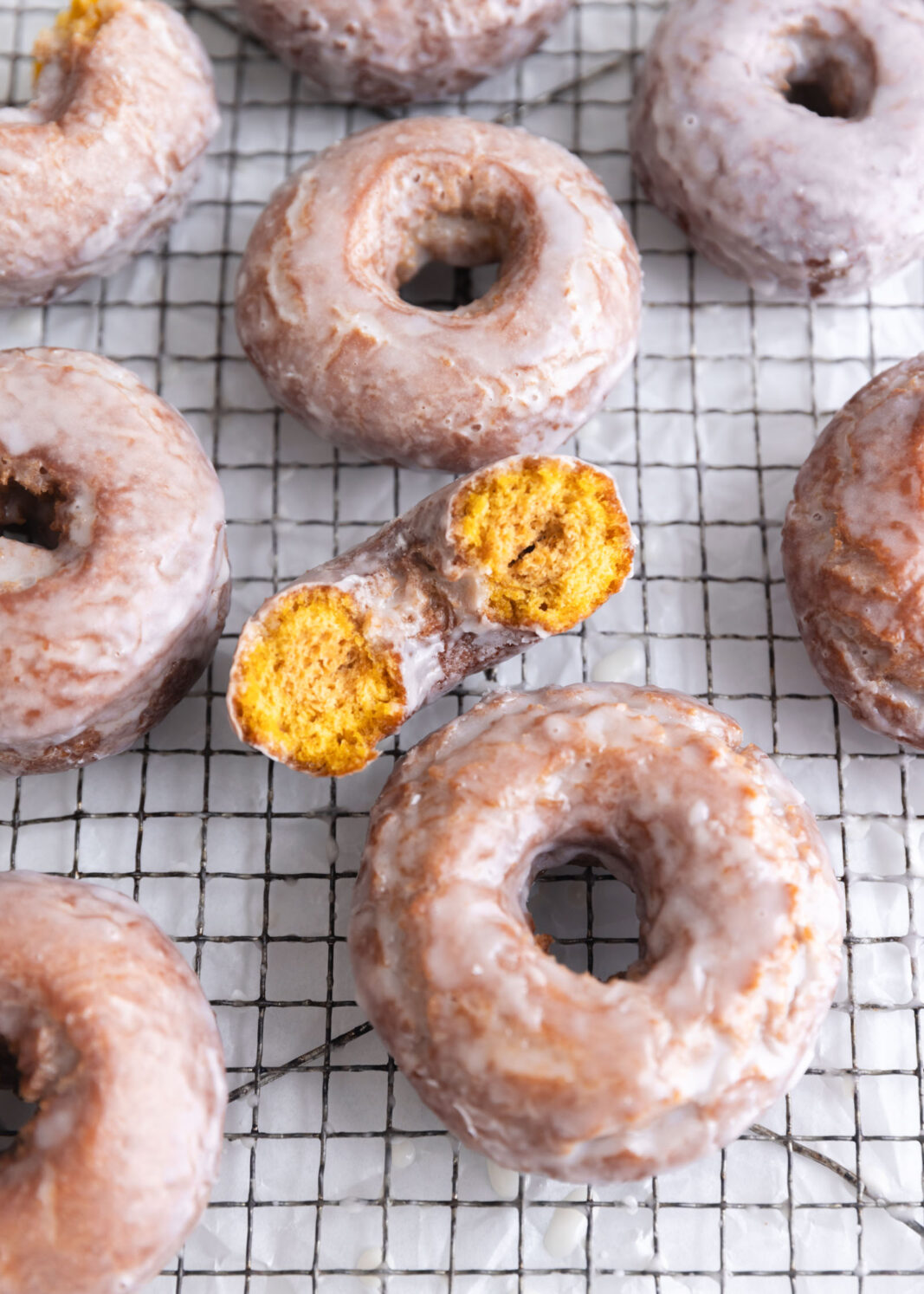homemade pumpkin donuts