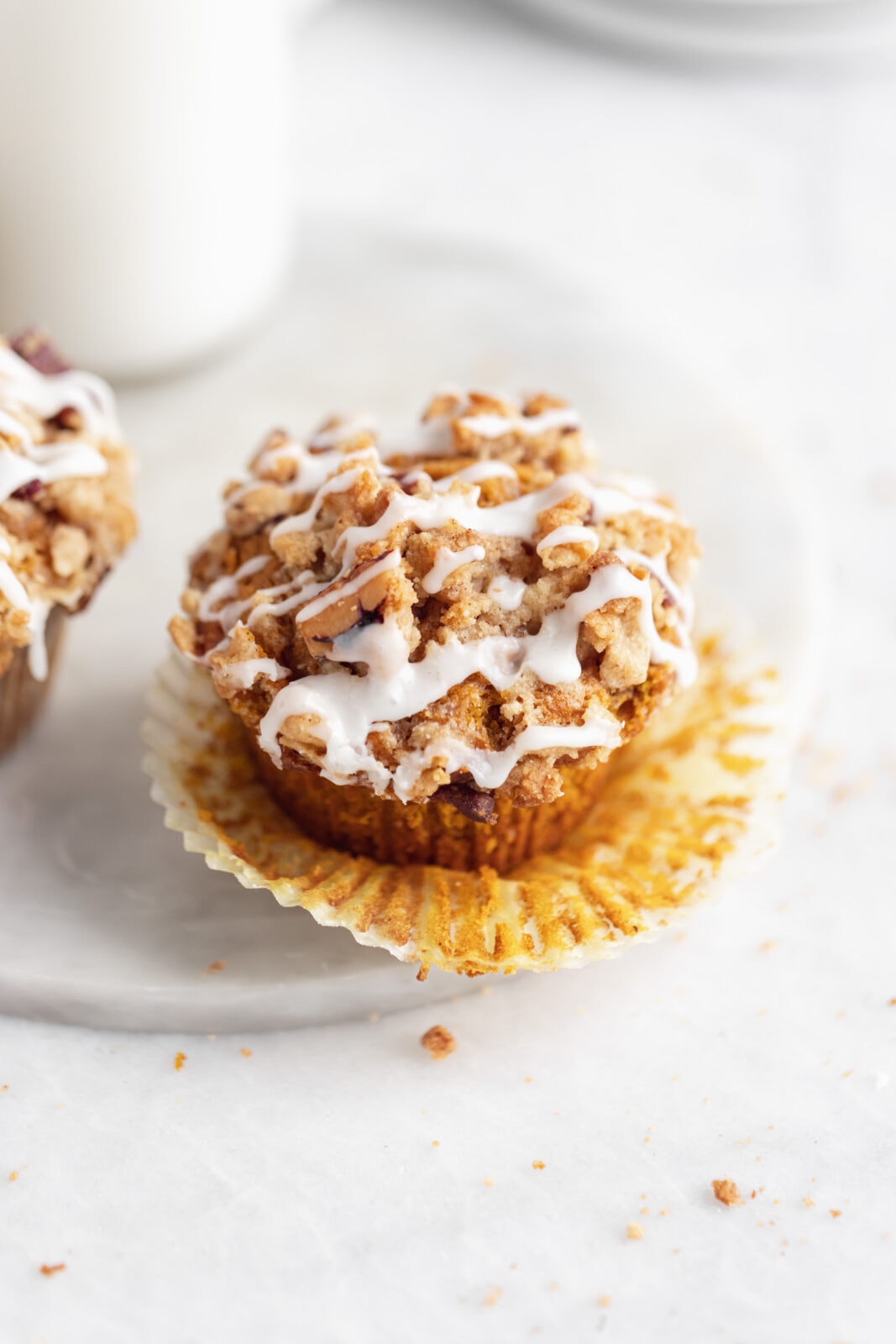 pumpkin streusel muffins