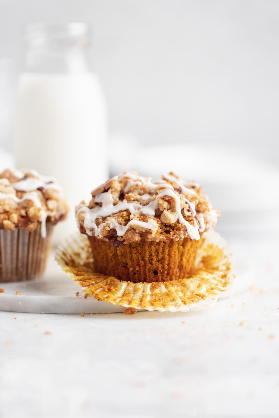 pumpkin streusel muffins