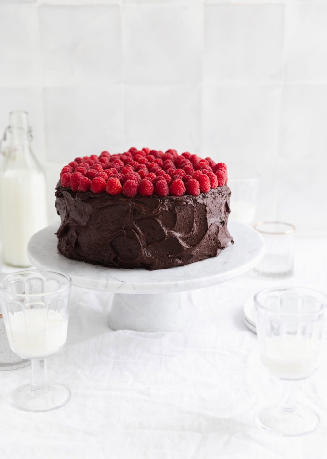 raspberry chocolate cake