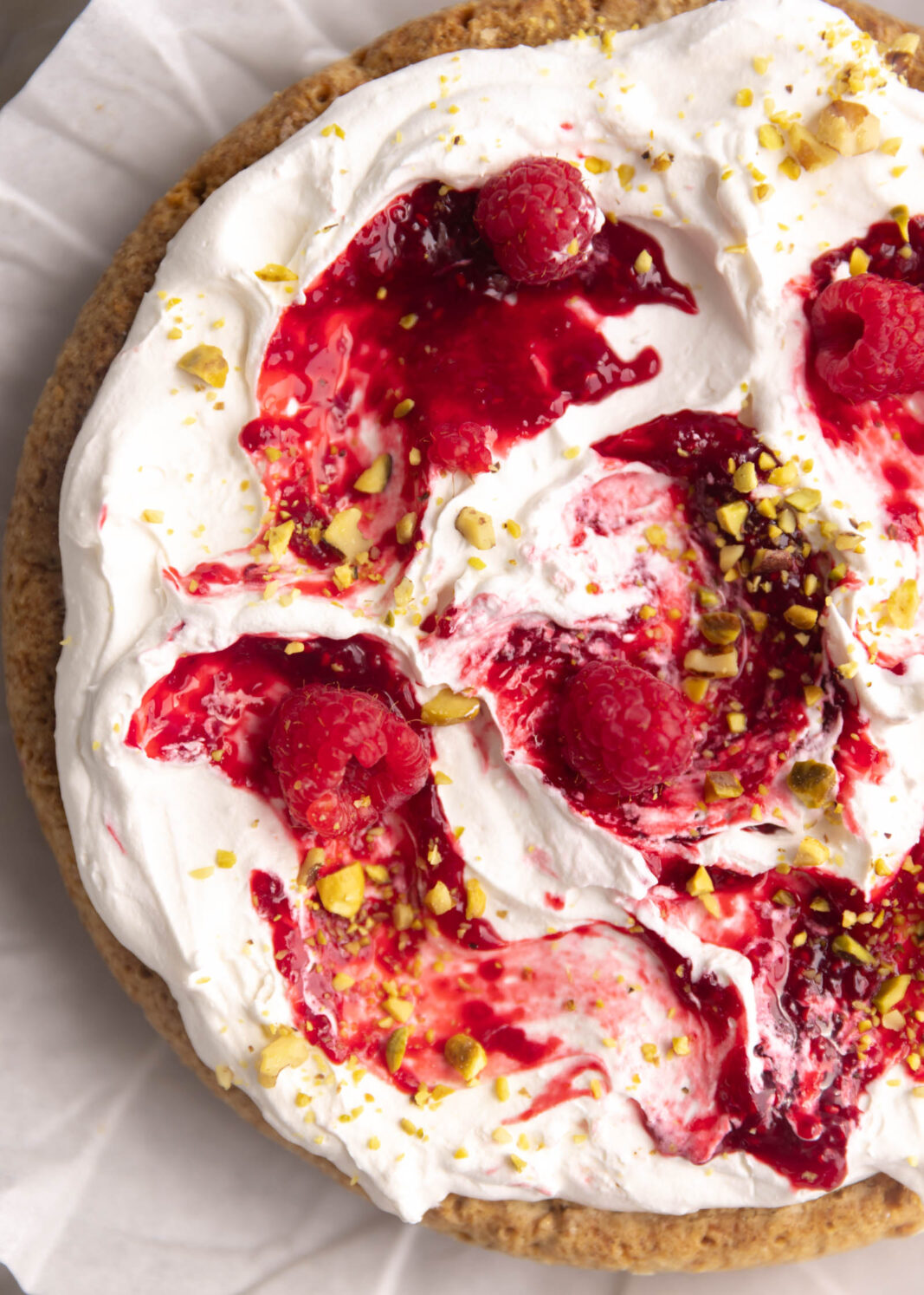 raspberry pistachio cake