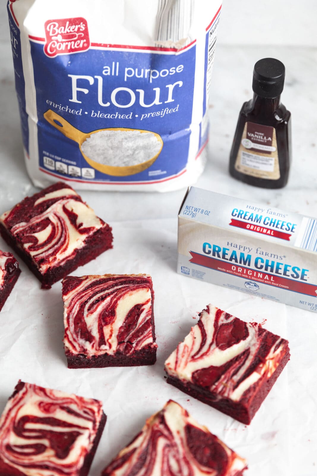 red velvet cheesecake brownies