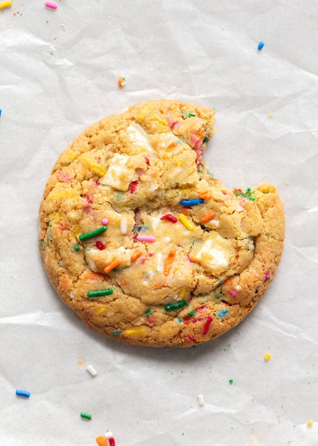 single serve funfetti cookie