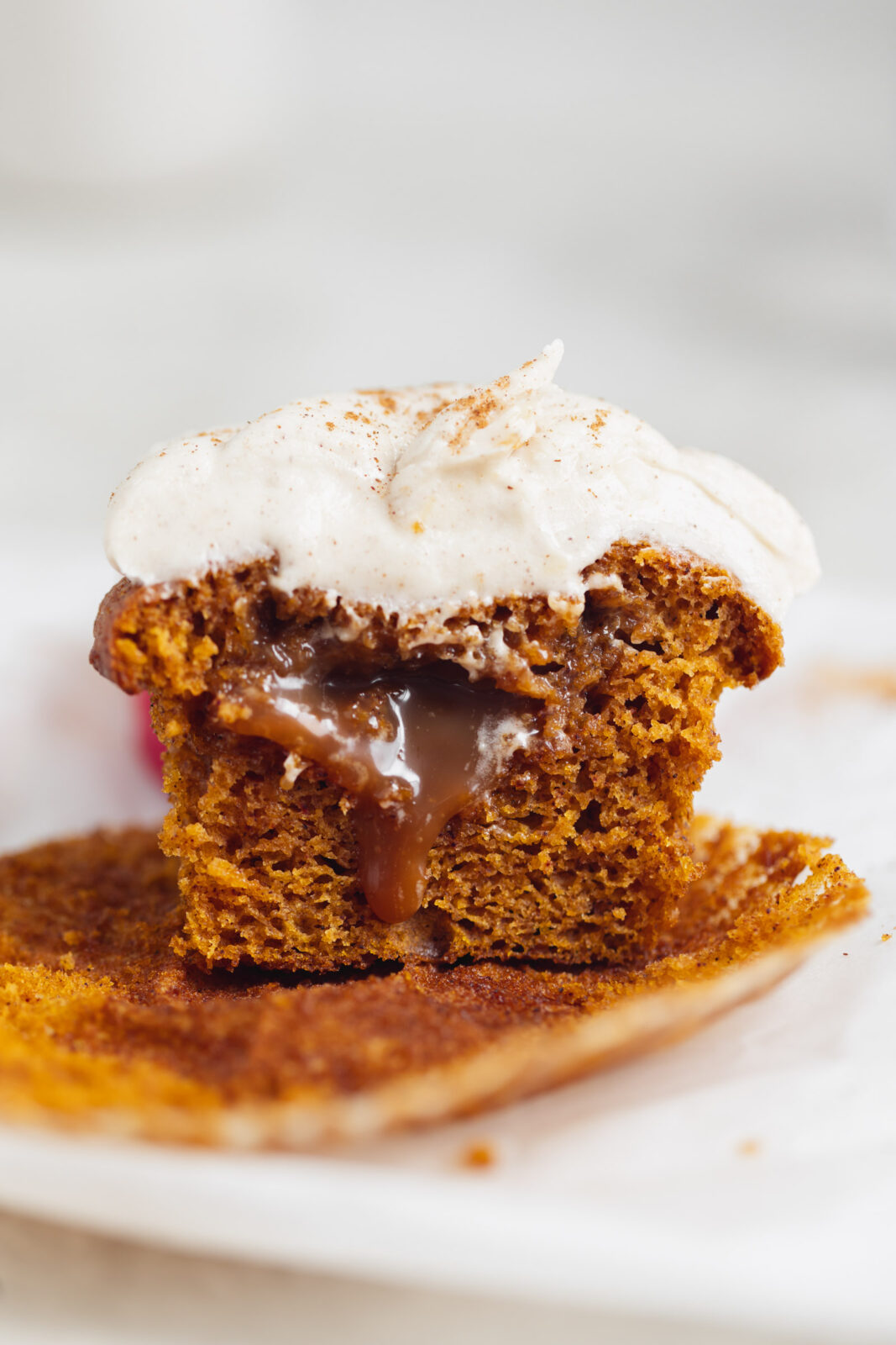 single serve pumpkin cupcake