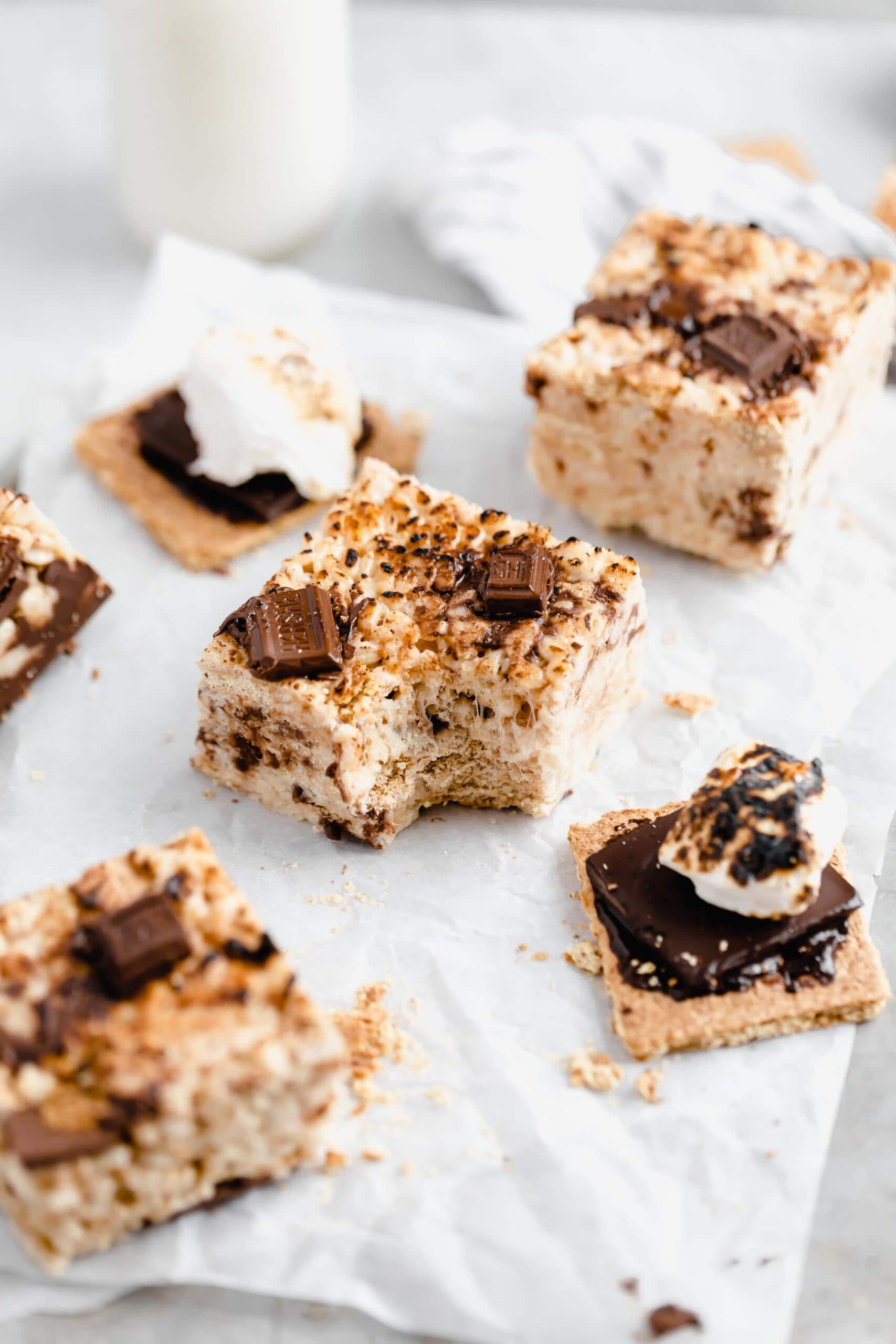 s'mores rice krispie treats