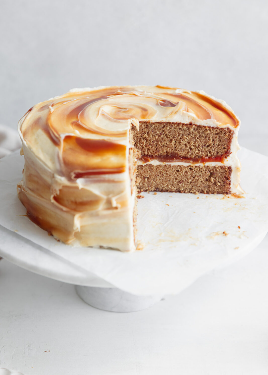 sticky toffee pudding layer cake