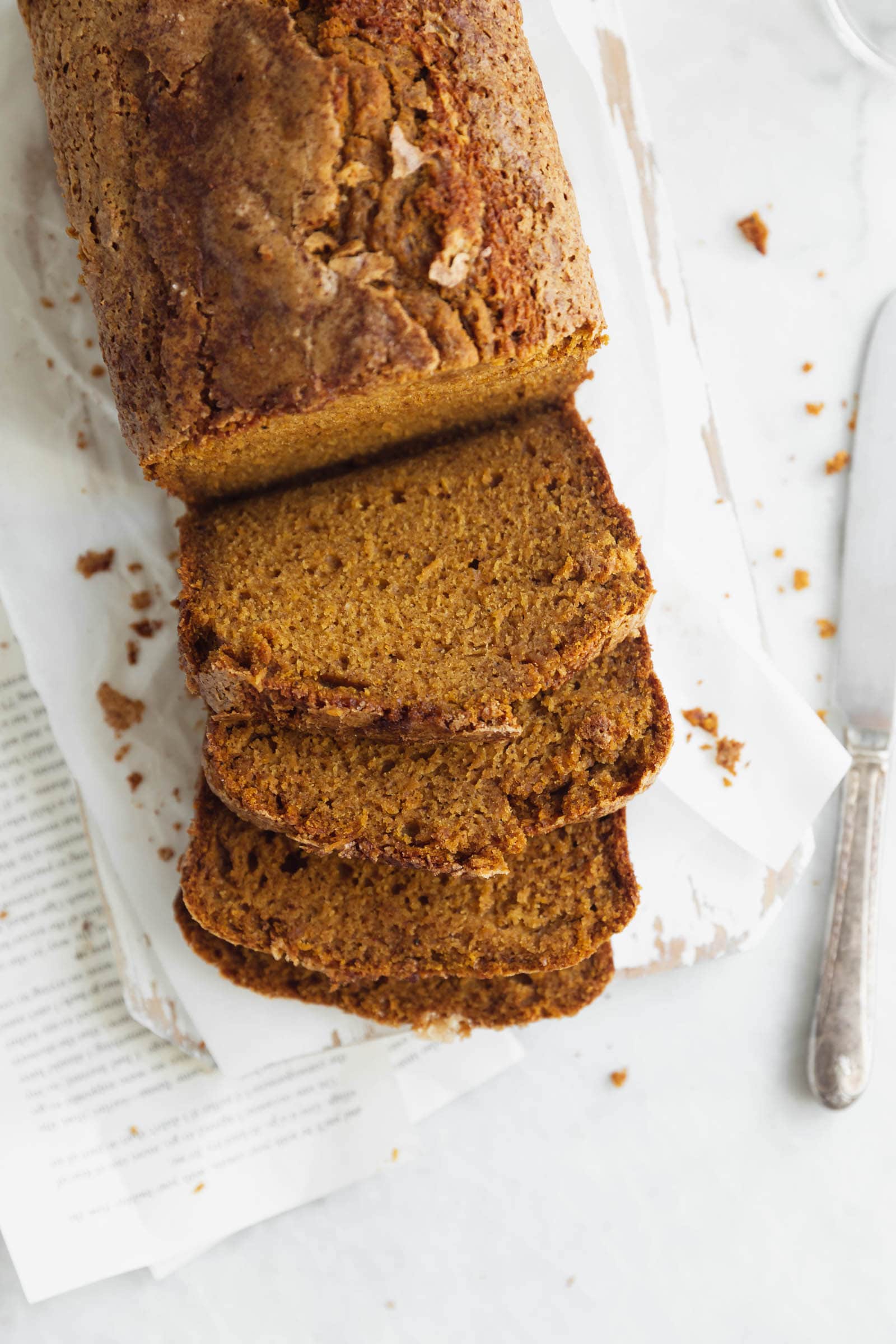 easy pumpkin bread loaf