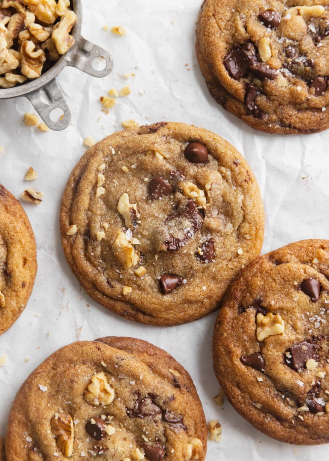 walnut chocolate chip cookies