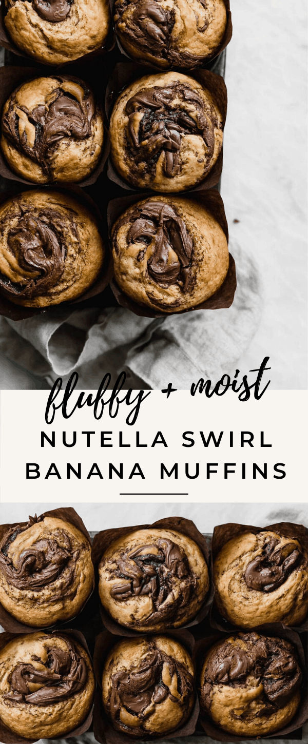 nutella banana muffins